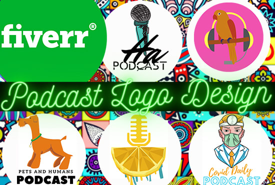 I will design stunning podcast logo or cover