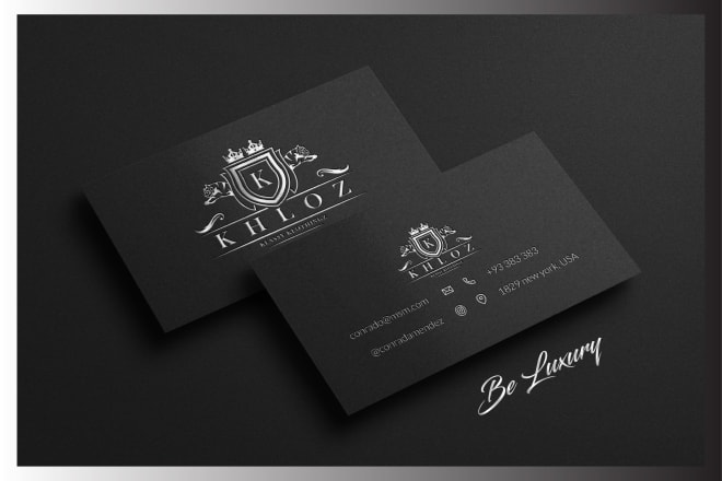 I will design super catchy luxury business card and beauty salon card