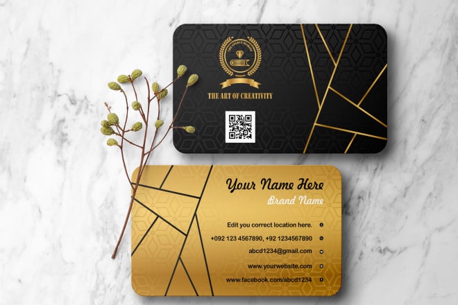 I will design the best luxury and professional business card design
