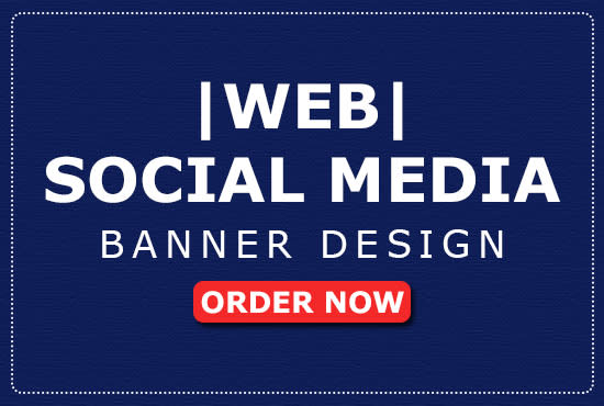 I will design web and social banner, banner ads, header, slider