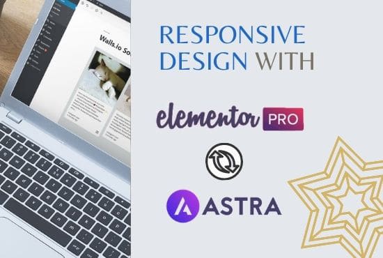 I will design wordpress website astra with elementor pro