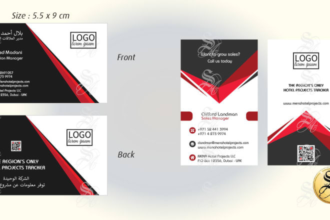 I will design your amazing business cards and stationery