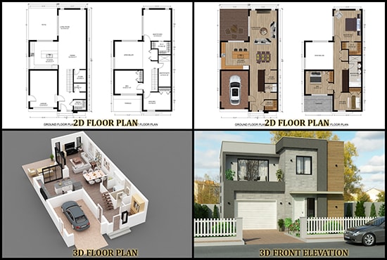 I will design your architectural 2d,3d floor plans in auto cad