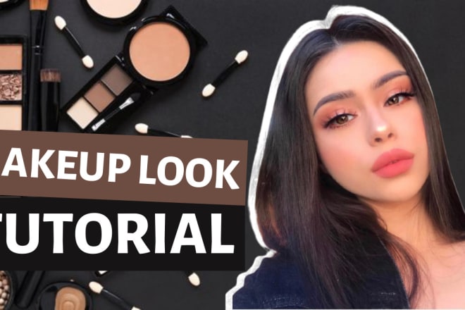 I will design your beauty or makeup vlog thumbnail
