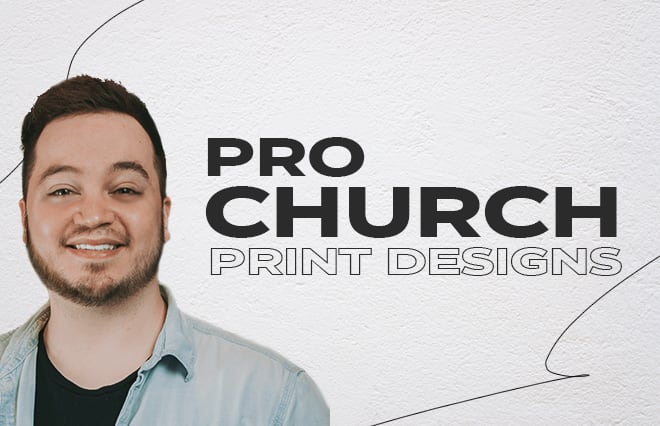 I will design your church print material