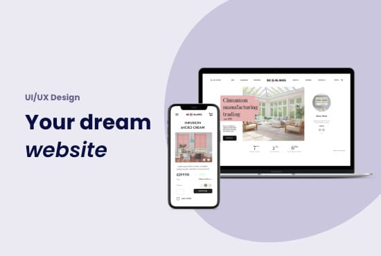 I will design your dream website