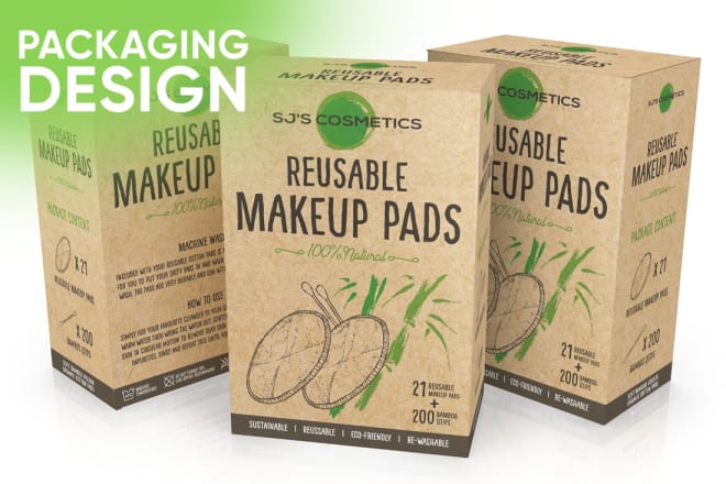 I will design your ecofriendly cardboard packaging design