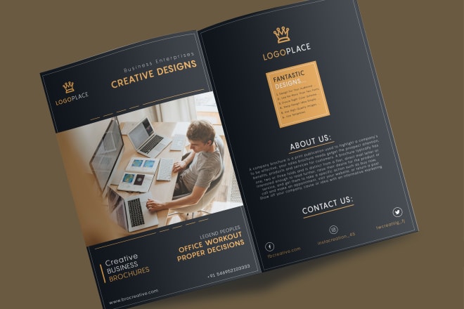 I will design your flyer or brochure within 5 hour