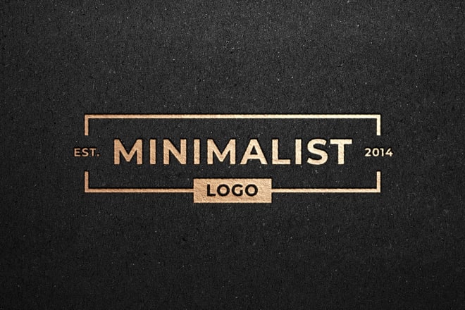 I will design your minimalist logo