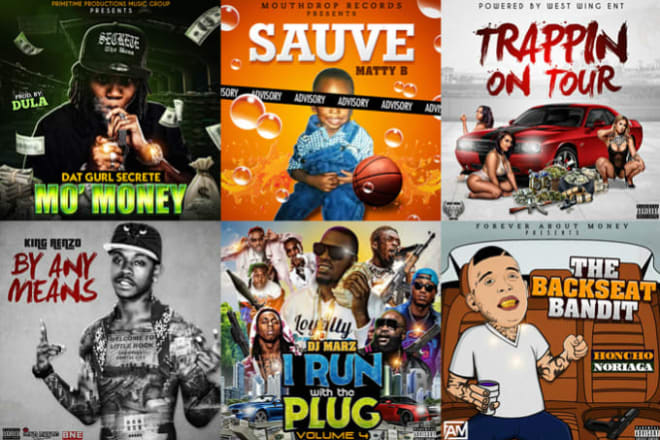 I will design your mixtape or album cover artwork