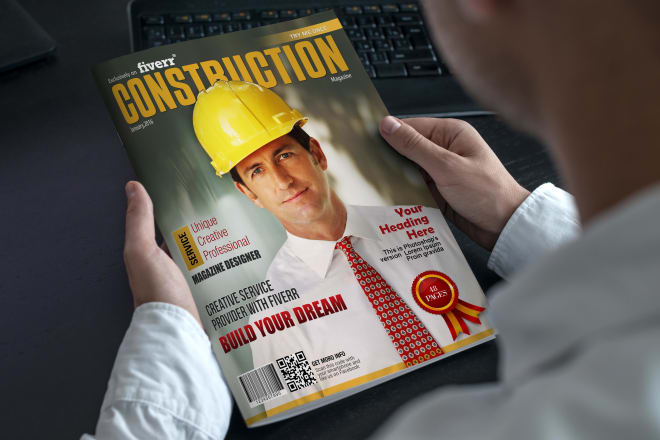 I will design your professional magazine layout or article