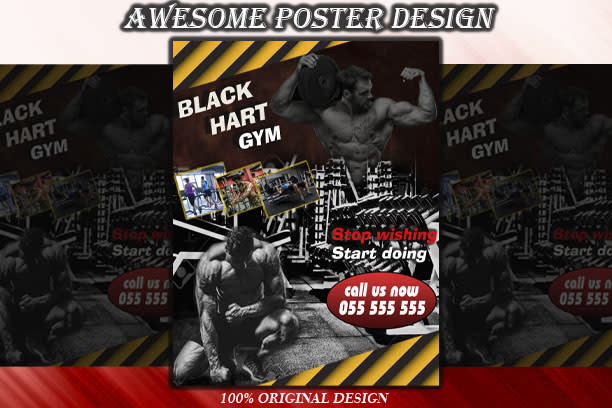 I will desing perfect movie, business, event, music and any poster