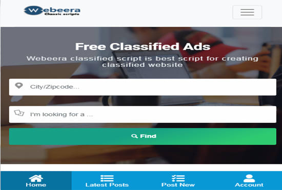 I will develop a complete classified website and android app