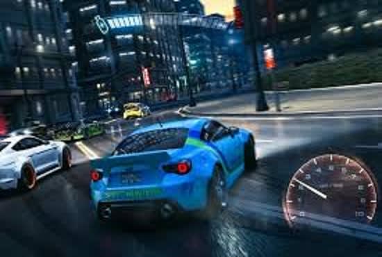I will develop amazing car racing game, motorcycle racing game