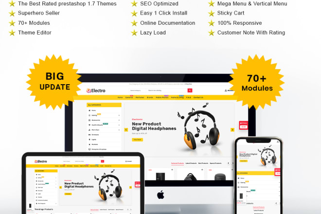 I will develop and improve your prestashop store