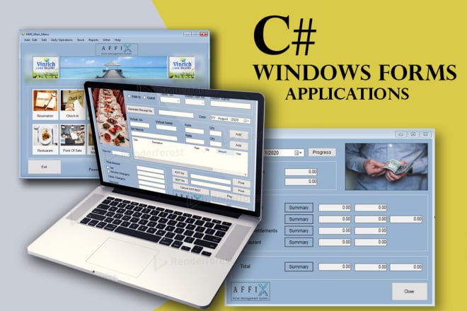 I will develop c sharp windows form apps