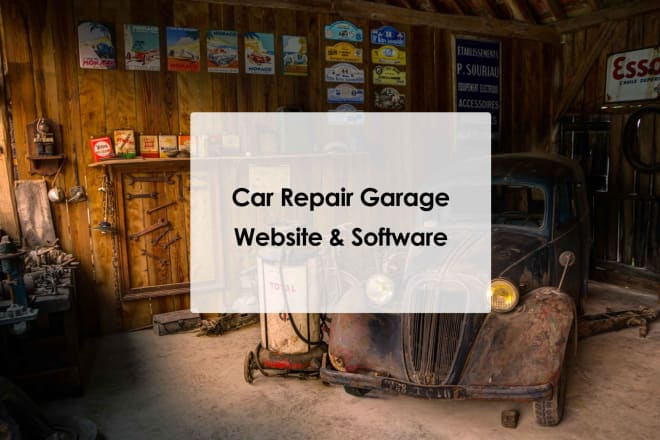 I will develop car repair service center software with website