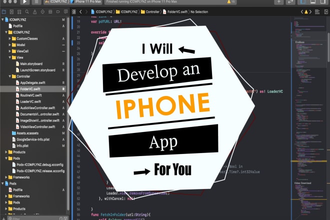 I will develop ios app for iphone and ipad