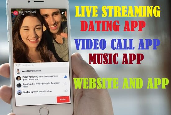 I will develop live streaming app, video call app, and dating app