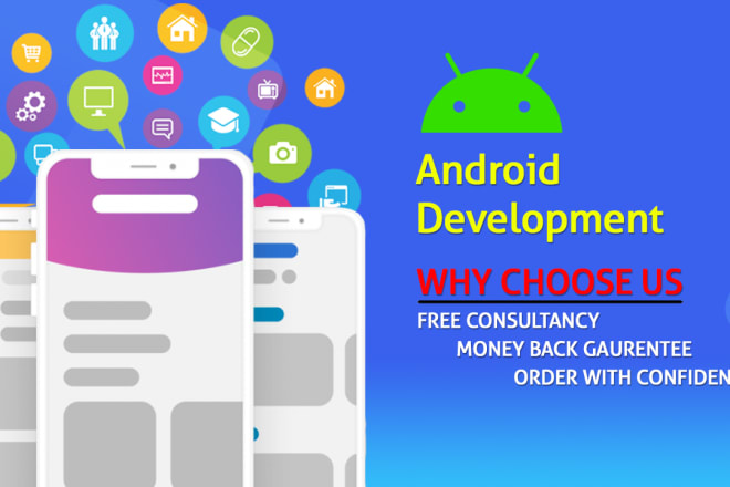 I will develop mobile application in android studio with java