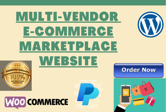 I will develop multi vendor eommerce marketplace website