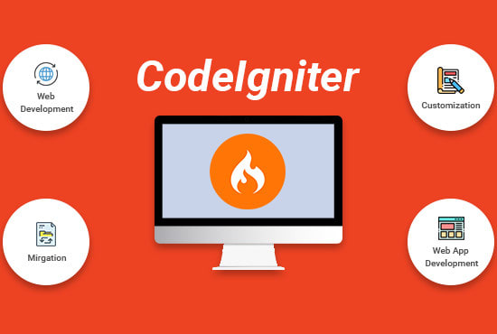 I will develop PHP websites using codeigniter framework