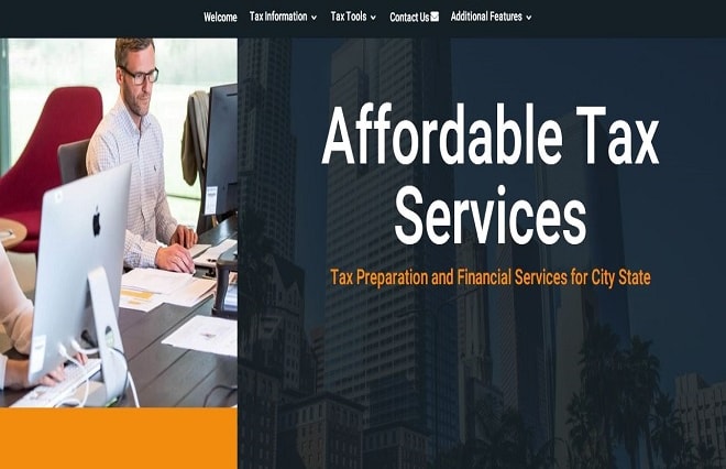 I will develop secure tax, finance and accounting wordpress website