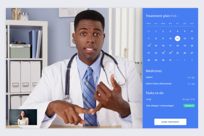 I will develop telehealth,telemedicine, health care app, online doctor video chat app