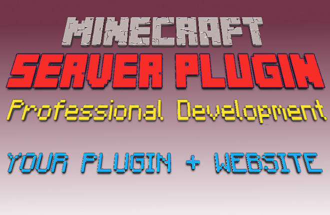 I will develop your minecraft server plugin plus website