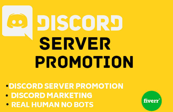 I will discord server organically promotion, promoting to 700k real and active
