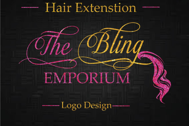 I will do 2 eyelash, boutique and hair extensions logo design