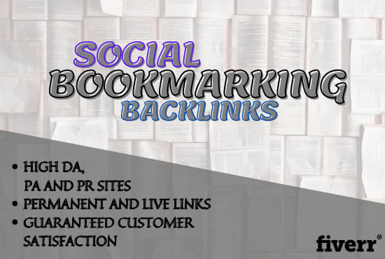 I will do 300 high quality social bookmarking backlinks manually