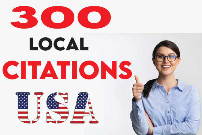 I will do 300 USA local citations and directory submission
