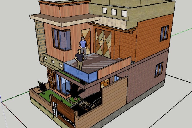 I will do 3d architecture rendering in sketchup and autocad