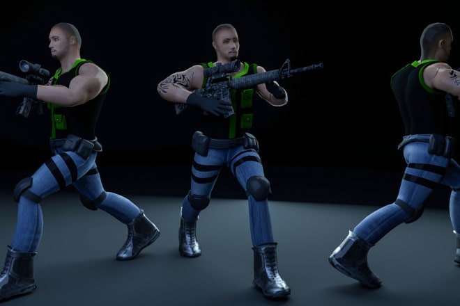 I will do 3d model for game asset or character model