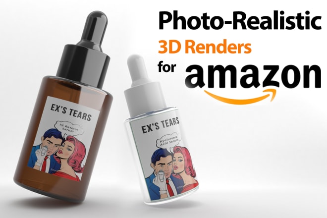 I will do 3d rendering of your product for amazon photo realistically