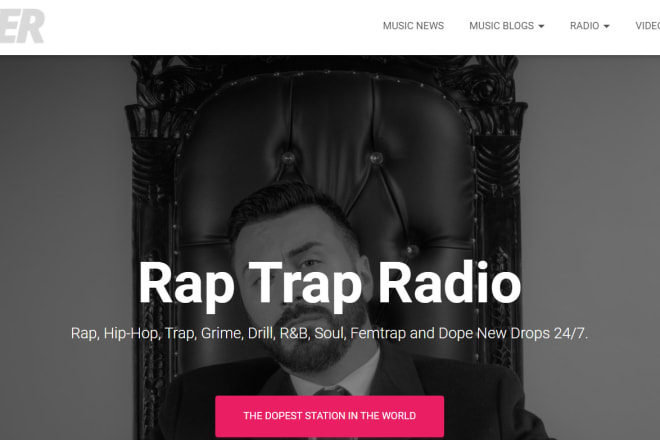 I will do a radio airplay promo on rap trap radio