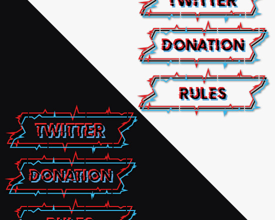 I will do a twitch youtube mixer overlay and some panels
