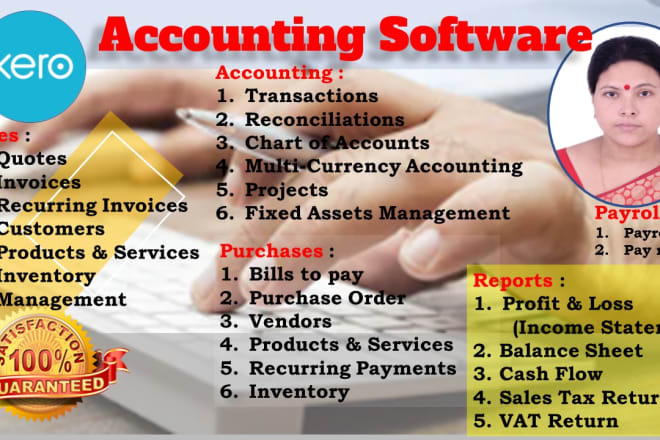 I will do accounting using xero, the qbo accounting software