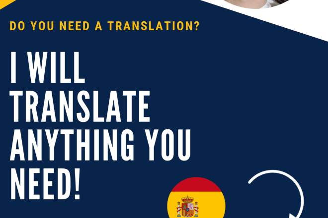 I will do accurate english to spanish or spanish to english translations