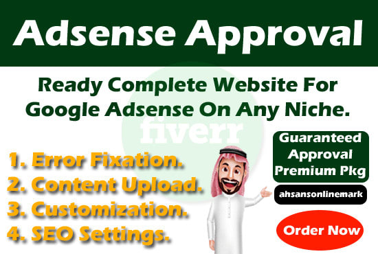 I will do adsense approval on any website