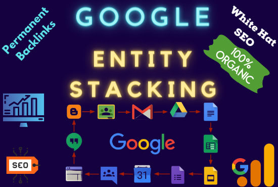 I will do advance google entity stacking permanent contextual links