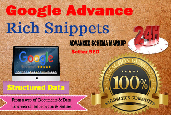 I will do advance google rich snippets,schema markup and rich card