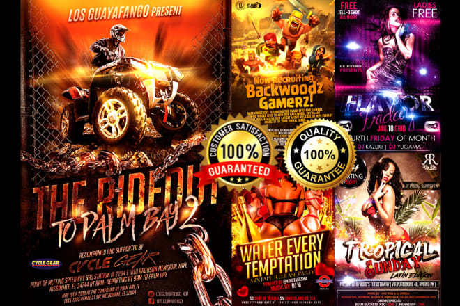 I will do advanced quality flyer or poster design
