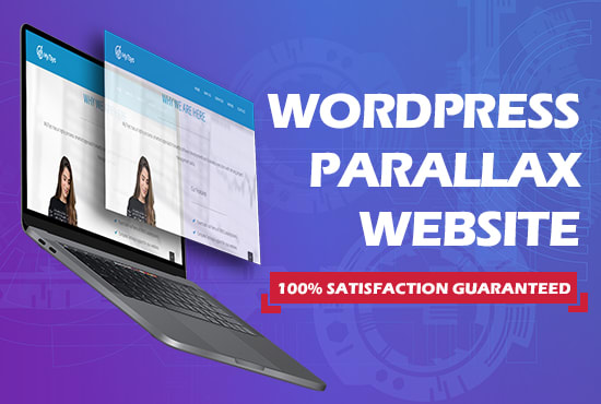 I will do an attractive and responsive parallax wordpress website