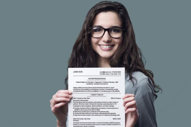 I will do an entry level resume writing service and entry level CV