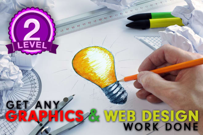 I will do any graphic design and web development job