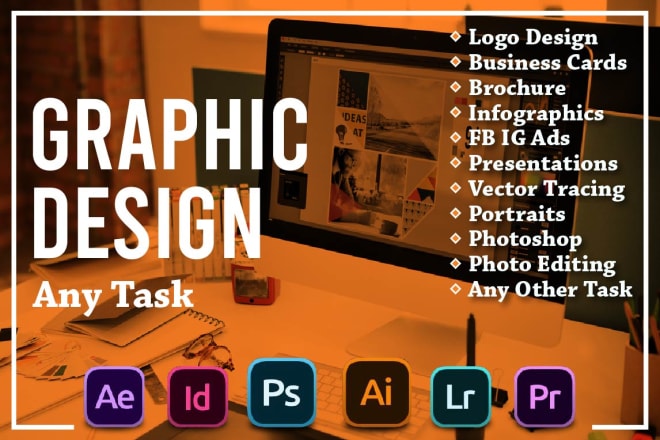 I will do any graphic design work photoshop or vector artwork