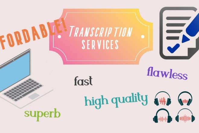 I will do audio and video transcription at affordable rate