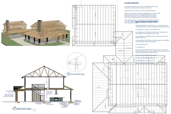 I will do autocad floor plan or blueprints architectural drawing